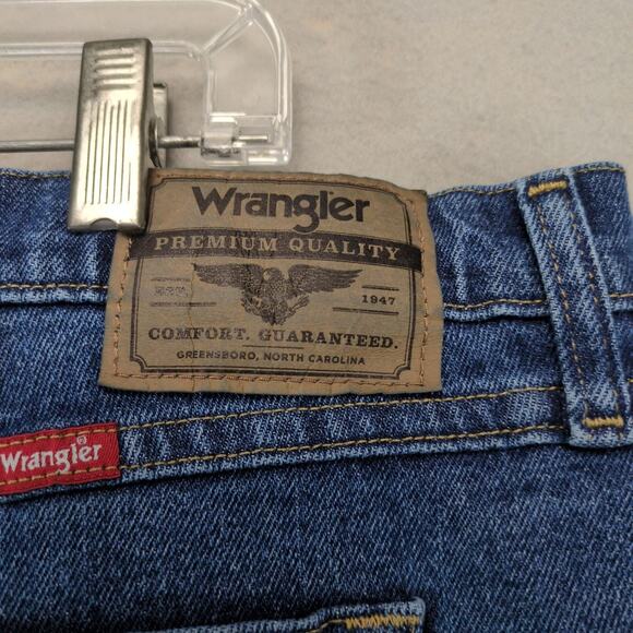 NWT Wrangler Five Star Heritage Jeans Men's 42x33 Relaxed Fit Low Stretch Work - Picture 3 of 10